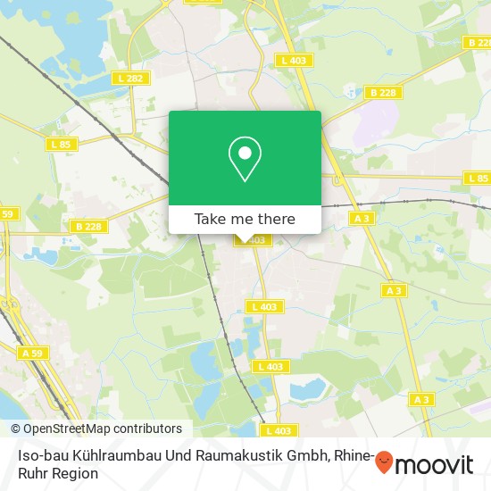 Iso-bau Kühlraumbau Und Raumakustik Gmbh map