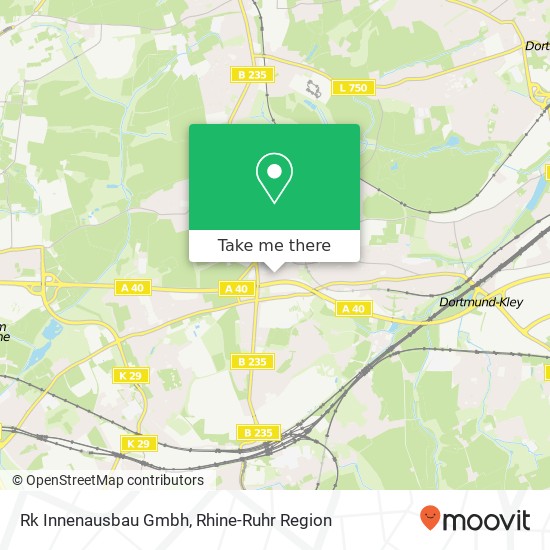 Rk Innenausbau Gmbh map