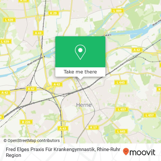 Fred Elges Praxis Für Krankengymnastik map