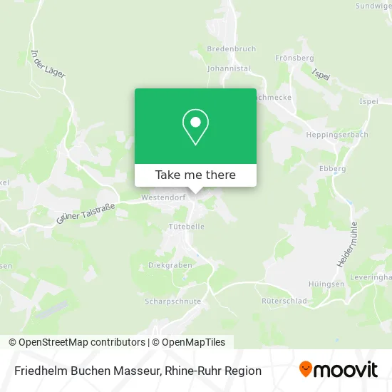 Friedhelm Buchen Masseur map