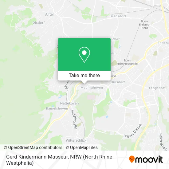 Gerd Kindermann Masseur map