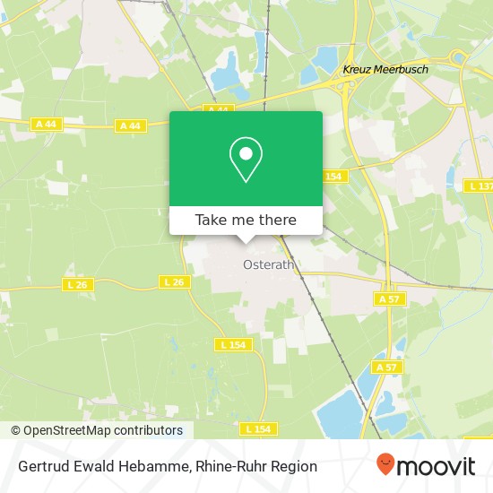 Gertrud Ewald Hebamme map