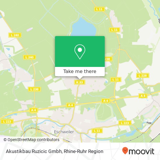 Карта Akustikbau Ruzicic Gmbh