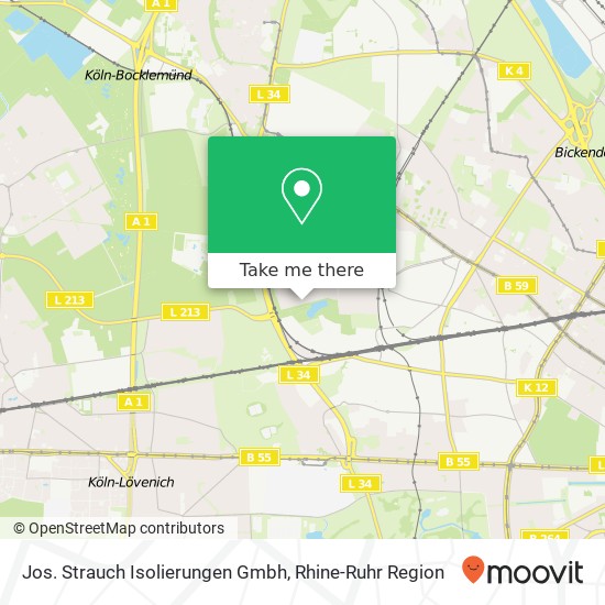 Jos. Strauch Isolierungen Gmbh map