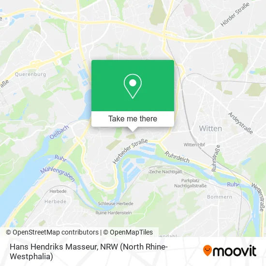 Hans Hendriks Masseur map