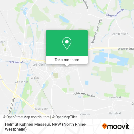 Helmut Kühnen Masseur map