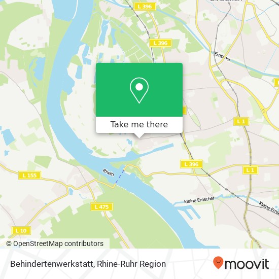 Behindertenwerkstatt map