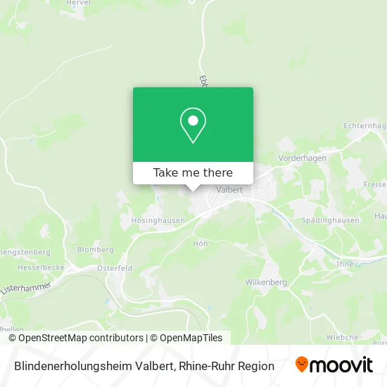 Карта Blindenerholungsheim Valbert