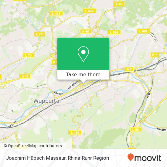 Joachim Hübsch Masseur map