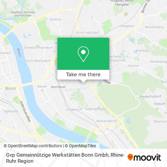 Gvp Gemeinnützige Werkstätten Bonn Gmbh map