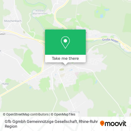 Gfb Ggmbh Gemeinnützige Gesellschaft map