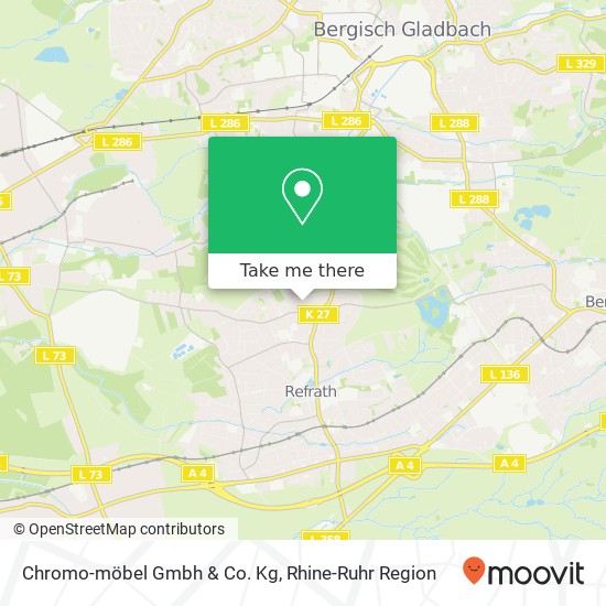 Chromo-möbel Gmbh & Co. Kg map