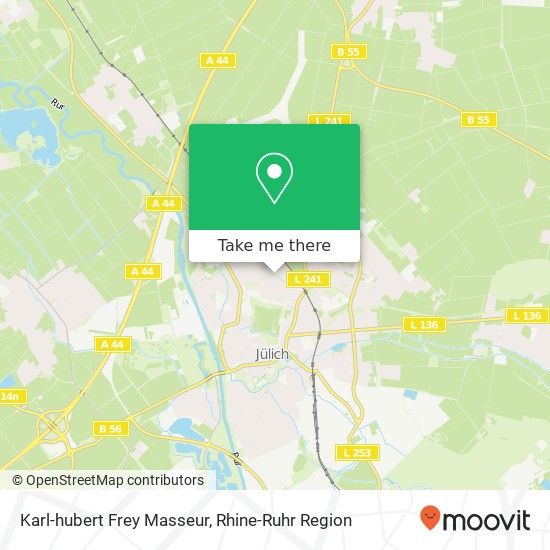 Karl-hubert Frey Masseur map