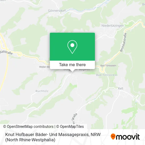 Карта Knut Hofbauer Bäder- Und Massagepraxis