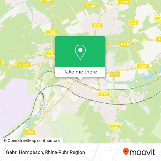 Gebr. Hompesch map