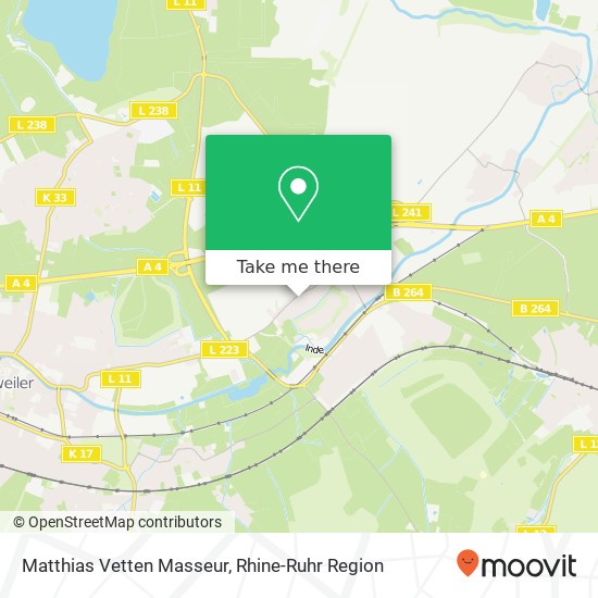 Matthias Vetten Masseur map