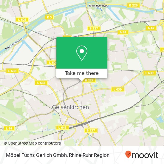 Möbel Fuchs Gerlich Gmbh map