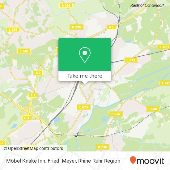 Möbel Knake Inh. Fried. Meyer map