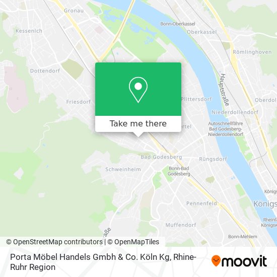 Porta Möbel Handels Gmbh & Co. Köln Kg map
