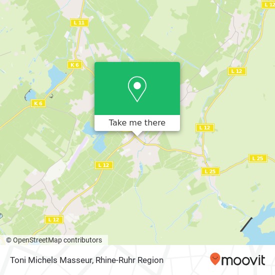 Toni Michels Masseur map