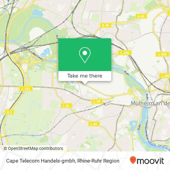 Cape Telecom Handels-gmbh map