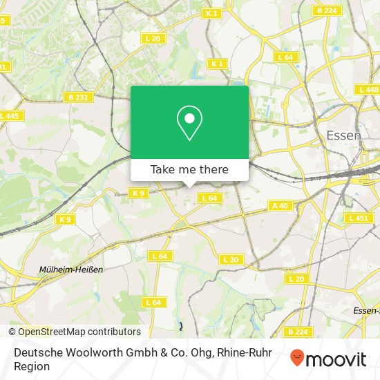 Карта Deutsche Woolworth Gmbh & Co. Ohg