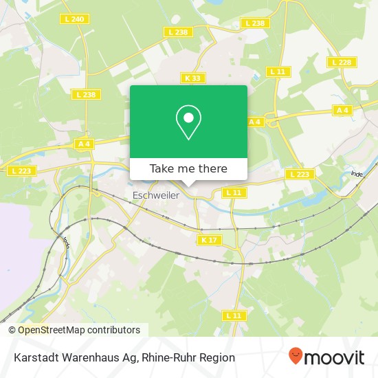 Karstadt Warenhaus Ag map