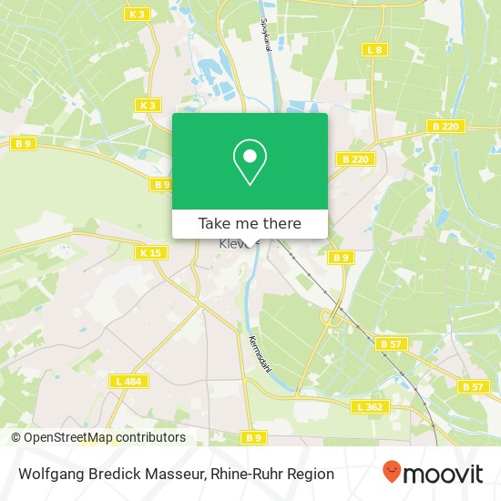 Wolfgang Bredick Masseur map
