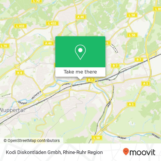 Kodi Diskontläden Gmbh map