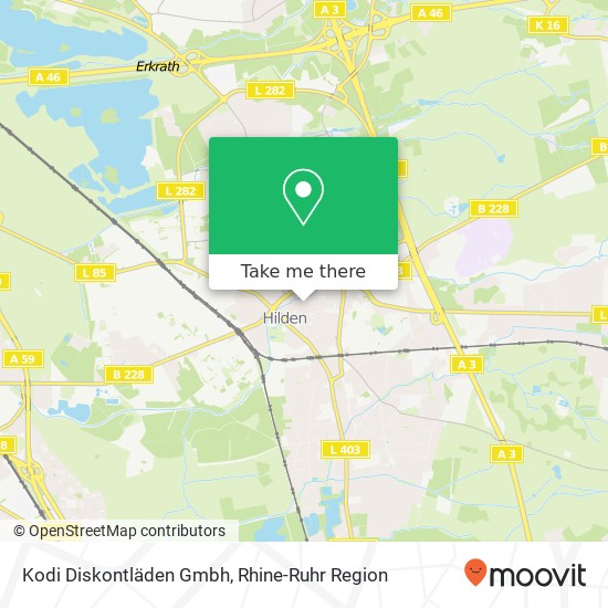 Kodi Diskontläden Gmbh map