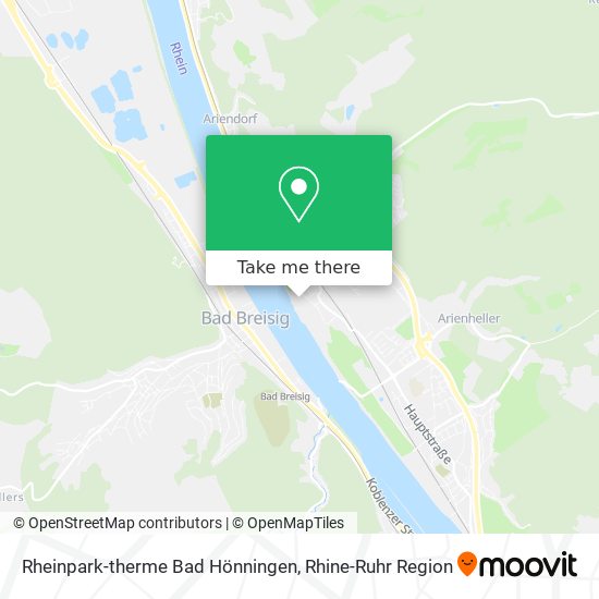 Rheinpark-therme Bad Hönningen map