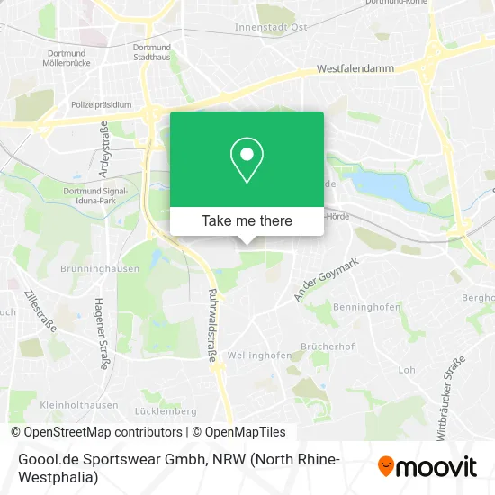 Goool.de Sportswear Gmbh map