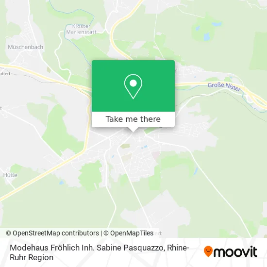 Карта Modehaus Fröhlich Inh. Sabine Pasquazzo