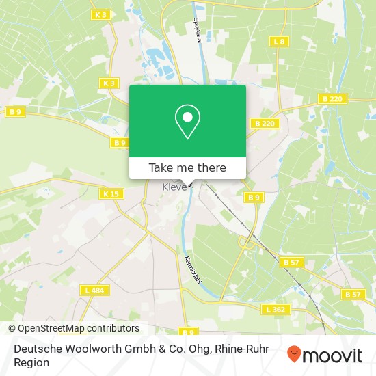 Deutsche Woolworth Gmbh & Co. Ohg map