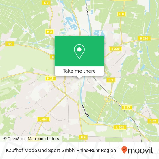 Карта Kaufhof Mode Und Sport Gmbh