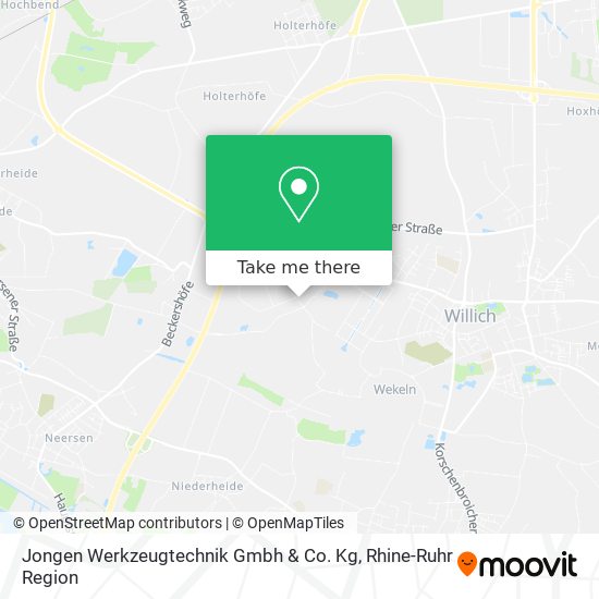 Jongen Werkzeugtechnik Gmbh & Co. Kg map