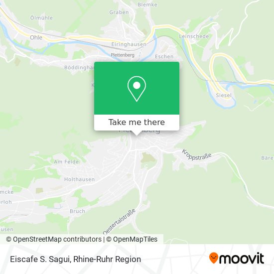 Карта Eiscafe S. Sagui