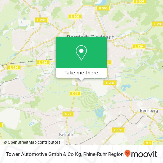 Tower Automotive Gmbh & Co Kg map