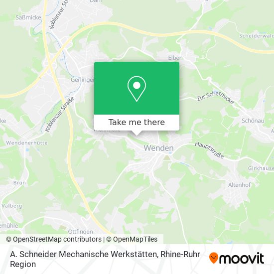 Карта A. Schneider Mechanische Werkstätten