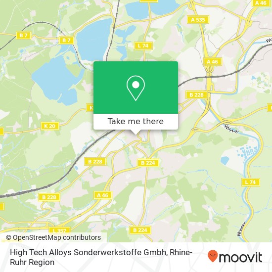 High Tech Alloys Sonderwerkstoffe Gmbh map