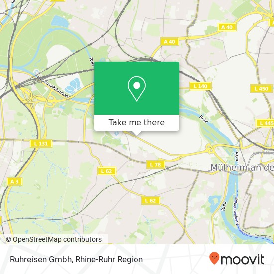 Ruhreisen Gmbh map