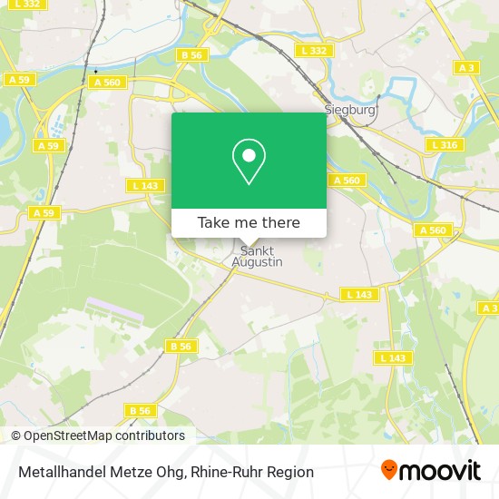 Metallhandel Metze Ohg map