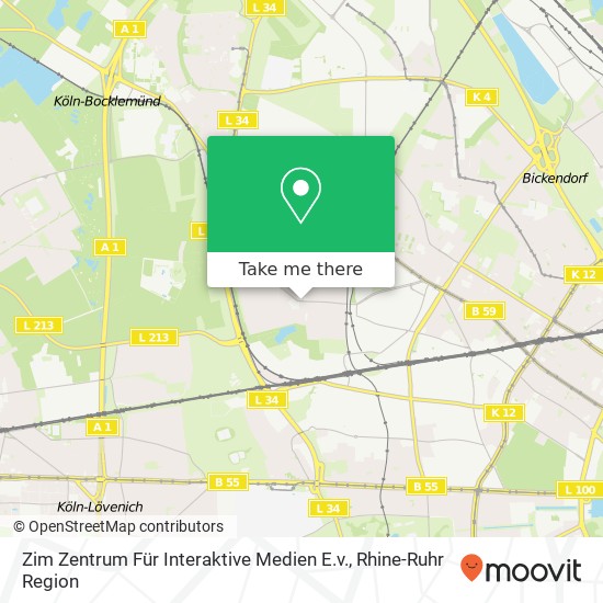 Zim Zentrum Für Interaktive Medien E.v. map