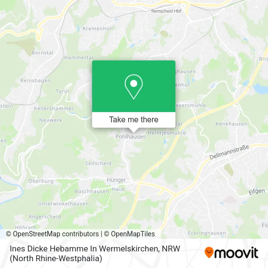 Ines Dicke Hebamme In Wermelskirchen map