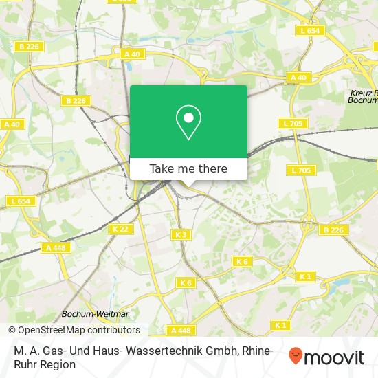 M. A. Gas- Und Haus- Wassertechnik Gmbh map