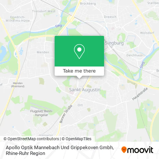 Apollo Optik Mannebach Und Grippekoven Gmbh map