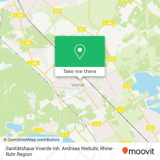 Sanitätshaus Voerde Inh. Andreas Niebuhr map