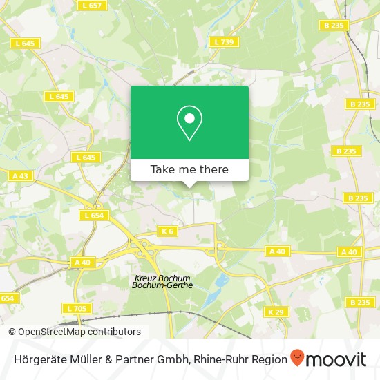 Hörgeräte Müller & Partner Gmbh map