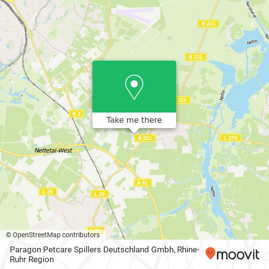 Paragon Petcare Spillers Deutschland Gmbh map