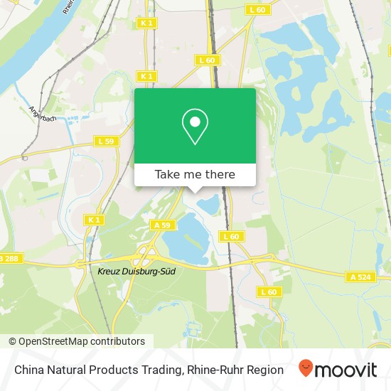 China Natural Products Trading map